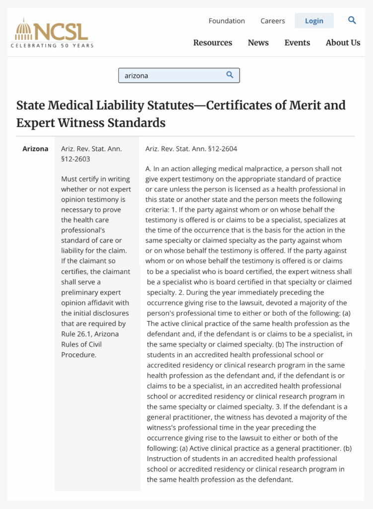 Medical malpractice MKR