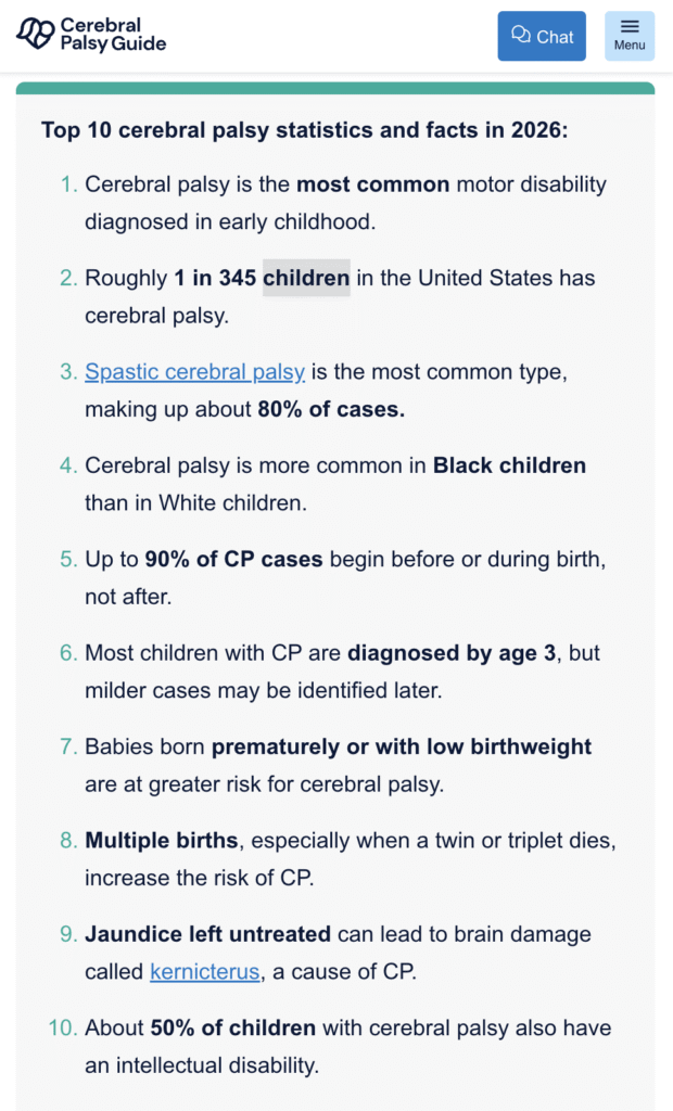 MKR birth injury statistics