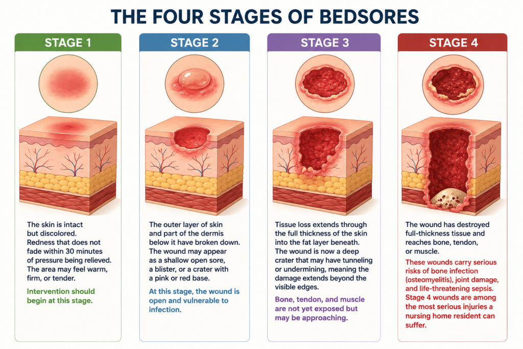 stages of bedsores