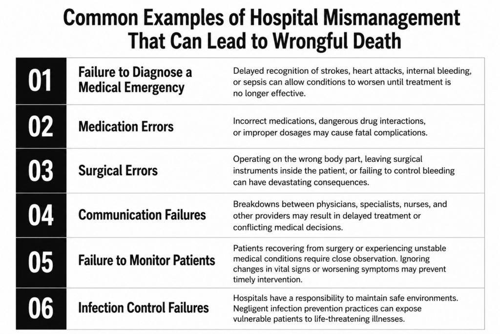 examples of hospital mismanagement